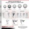 Service Caster 3.5 Inch SS Thermoplastic Rubber 1/2 Inch Stem Caster Set Total Lock Brake SCC SCC-SSTSTTL20S3514-TPRB-M1015-4 - alternate 3